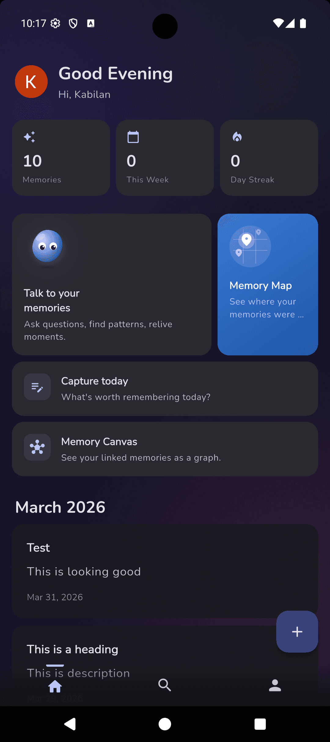 The Memory App
